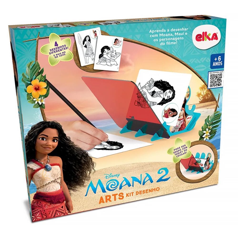 Arts Kit Desenho Moana 2 Disney 1294 - Elka
