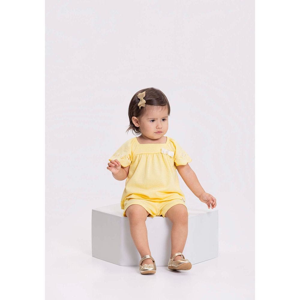 Conjunto Menina Malha Tylor Alakazoo Bordado Ref. 46148