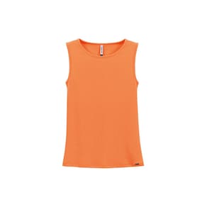 Regata Malha Canelada Feminina Marialicia Plus Ref. 052082