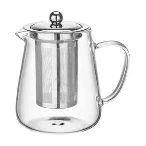 Bule Chaleira De Vidro Com Infusor Jarra 950Ml Cafe Chá Mesa Ah! Natu
