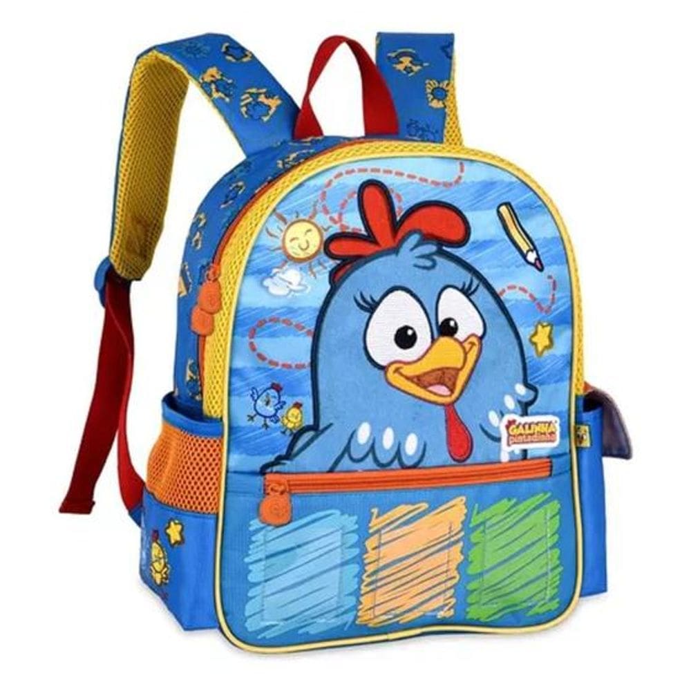 Mochila de Costas 33cm Infantil Galinha Pintadinha 13` Clio GP24626D