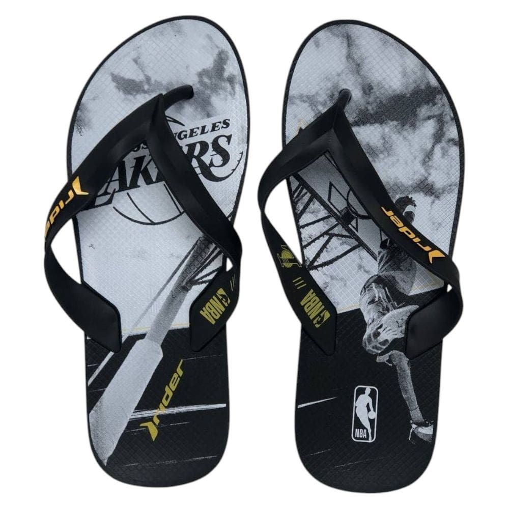 Chinelo Masculino de Dedo Conforto Feel NBA Rider