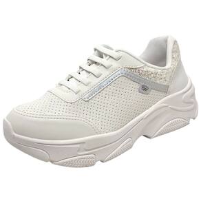 Tenis Infantil Menina Sneaker Conforto Brilho Pink Cats