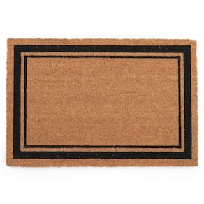 Tapete de Entrada Fibra de Coco Kapazi 50x75 cm Moldura