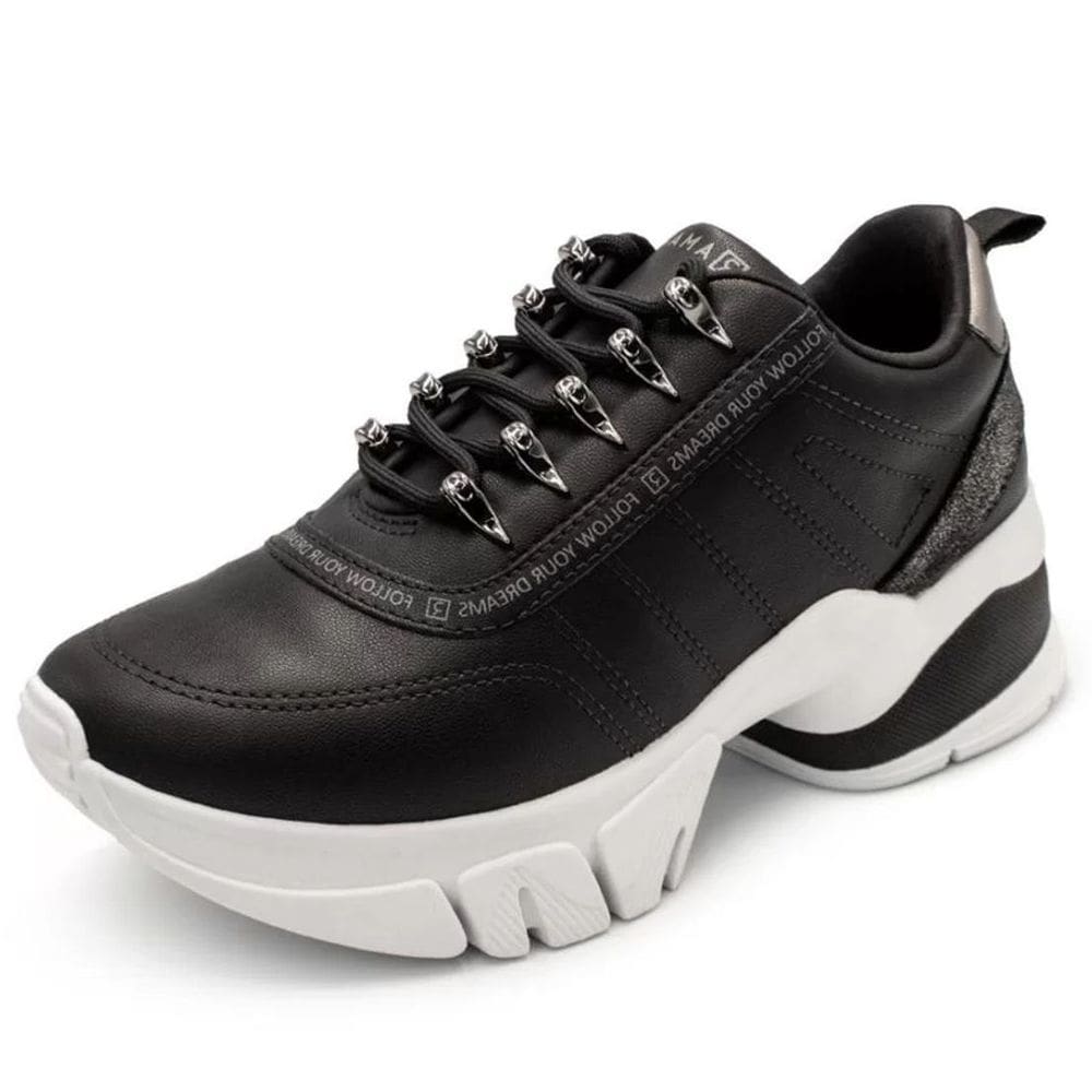 Tênis Feminino Flatform Conforto Casual Ramarim Dreams