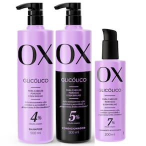Shampoo e Condicionador Ox Glicólico + Tratamento Acidificante