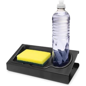 Porta Detergente e Esponja para Pia Inox Black Mak Inox