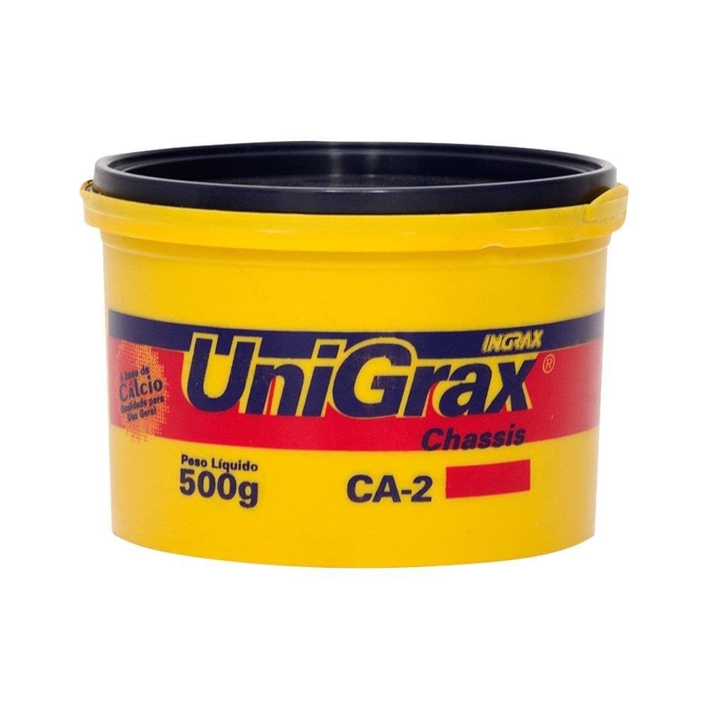 Graxa de Cálcio Marrom Unigrax | Uso Geral Chassis PTG 95C 500g - Embalagem com 12 Unidades