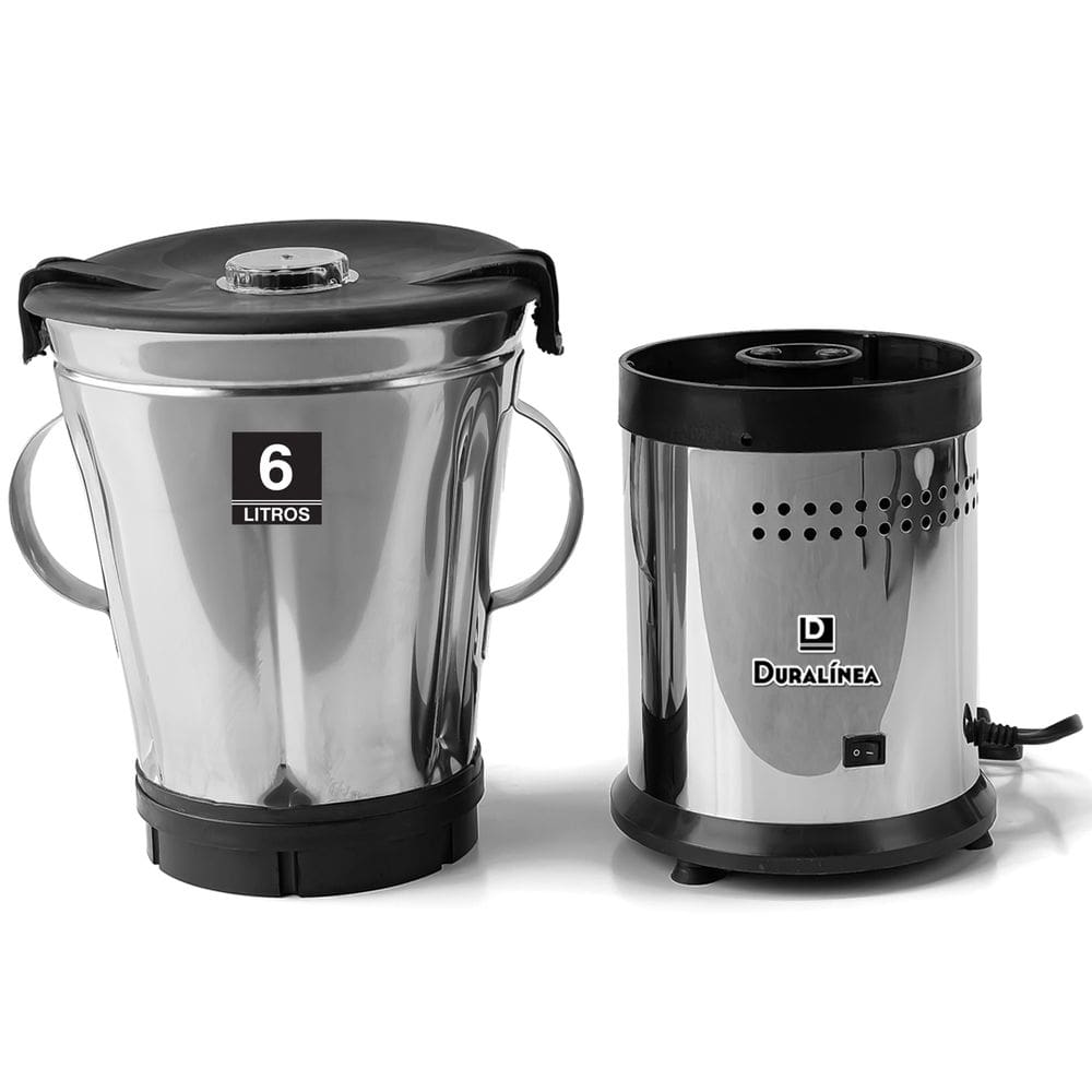 Liquidificador Industrial Baixa Rotação 6L Inox - Duralínea