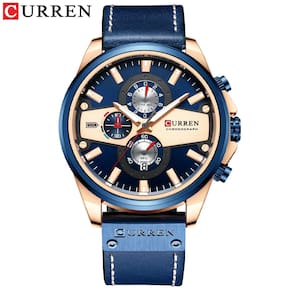 Relógio Curren/8394 Masculino Impermeável de 30 mm de Quartzo MIYOTA PC32