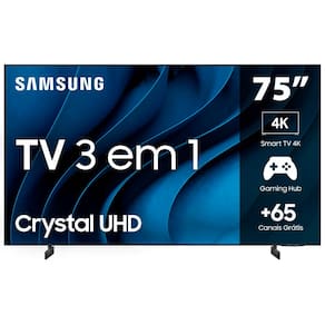 REEMBALADO: Smart TV 75 Crystal 4K Samsung CU8000