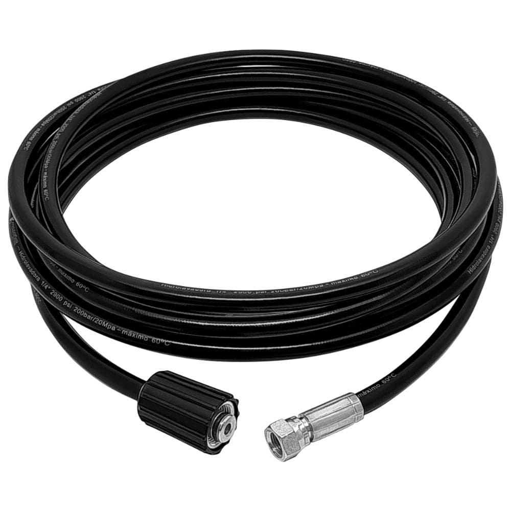 Mangueira Alta Pressão Lavadoras Lavor Importadas Terminal 1/4” 6 metros