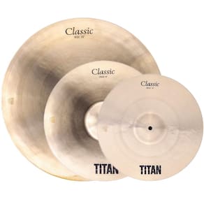 Kit de Pratos Titan Classic TNCK450 14`` 16`` 20``