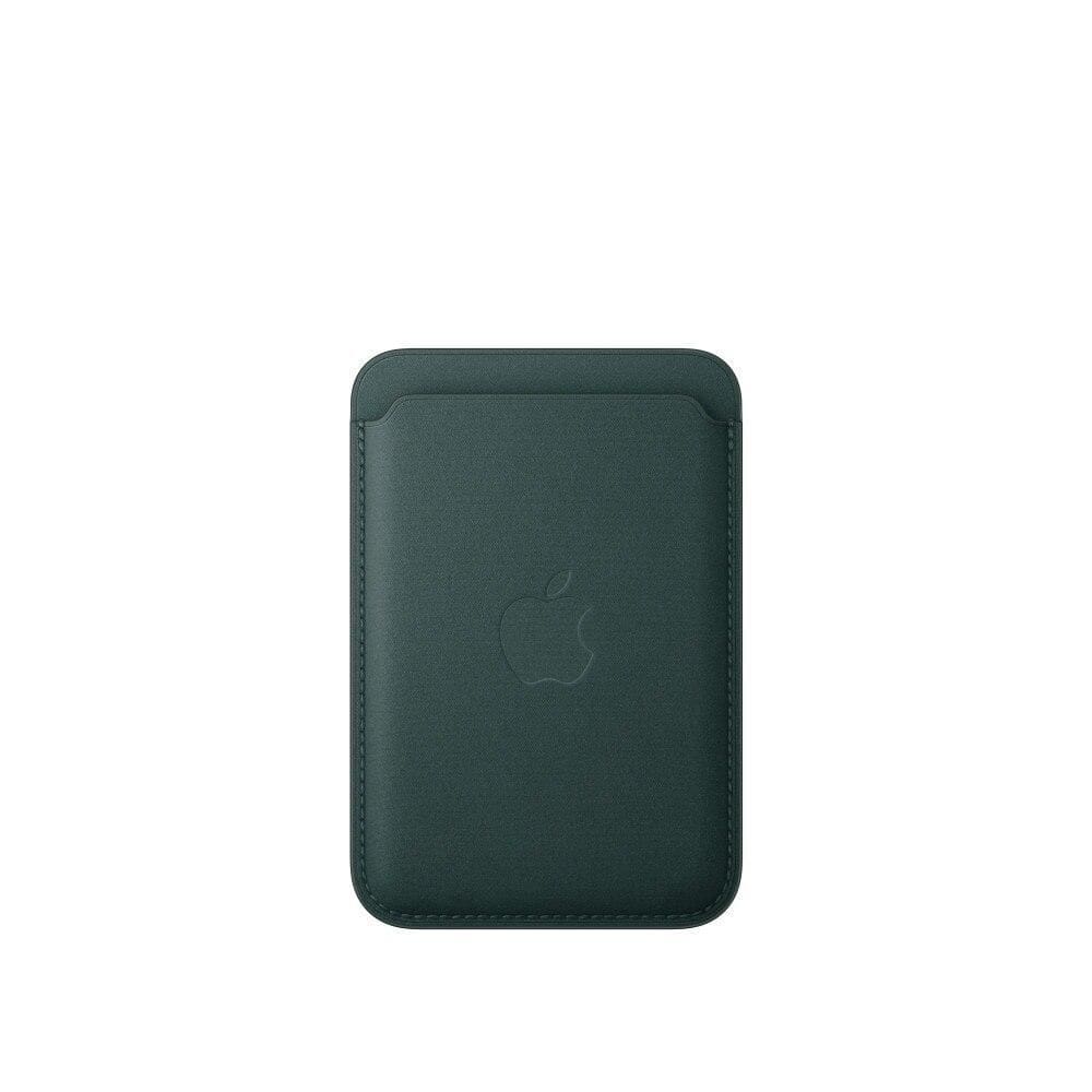 Carteira com MagSafe de tecido FineWoven para iPhone - Verde-escuro
