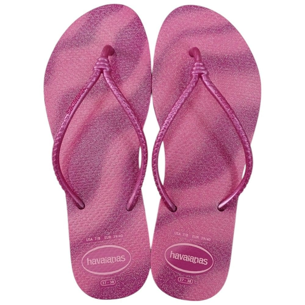 Chinelo Havaianas Tube Gloss Rosa Gum