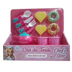 Brinquedo Kit Comidinhas E Chá Da Tarde Bbr Toys