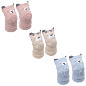 Joelheira Bebê Antiderrapante Engatinhar Proteção Joelho +6 Meses Estampado Buba