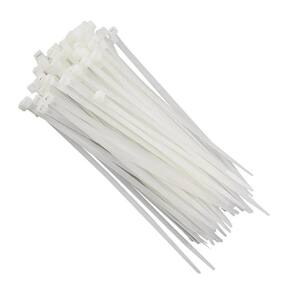 Abracadeira De Nylon Western 7,6 X 35cm Com 100 Unidades Branco