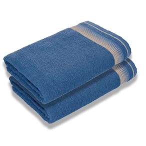 Kit Com Toalhas De Banho Luxury Soft Beka Luxo Azul
