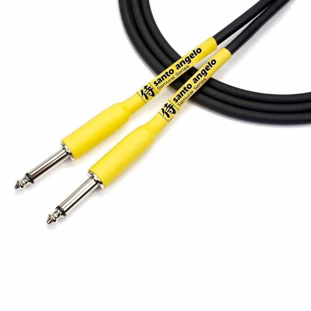 Cabo De Guitarra Samurai 0,30 Mm Conector P10-p10 15ft...