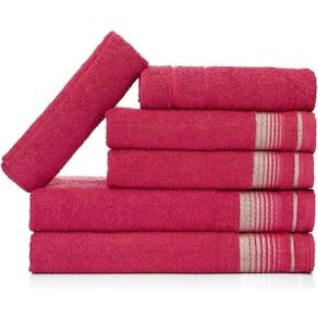 Jogo De Toalhas Luxury Soft Beka Banho + Rosto + Piso Luxo Cereja