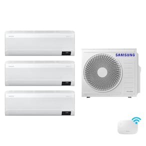 Tri-Split Samsung WindFree 24.000 BTUs (Hi Wall 9.000 + 2x12.000) Quente/Frio com WiFi 220V