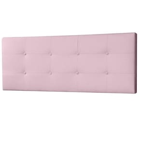 Cabeceira Painel King 1,95m Berlim Suede Rosa Bebê Sky Mobile