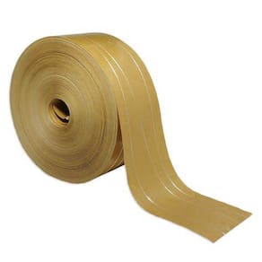 Fita Gomada com Reforço Adesivo Kraft 80mm 105 Metros para Empacotamento Embalagem