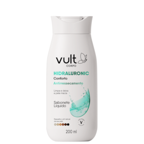 Vult Corpo Hidraluronic Conforto Antirressecamento - Sabonete Líquido 200ml
