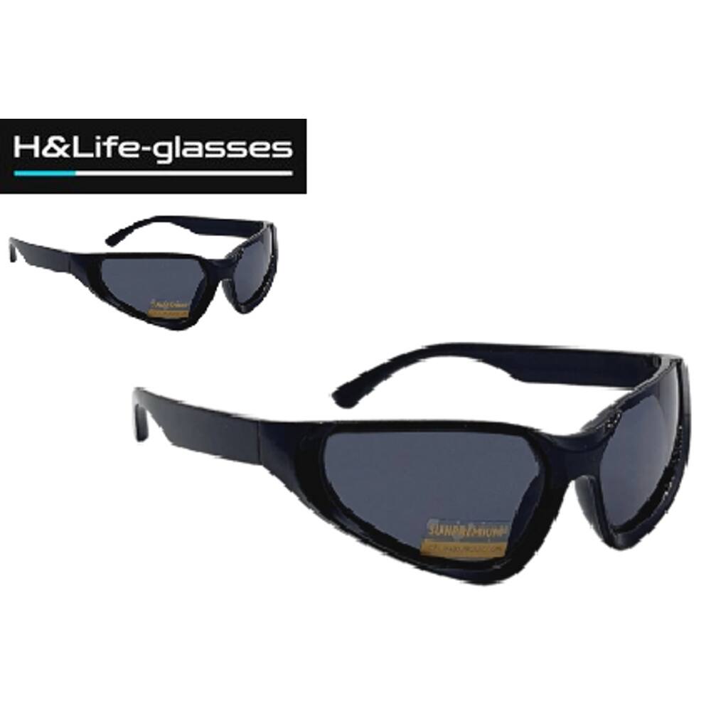 Óculos Solar H1035 Moderno Proteção Uv400 - Preto- Marca H&Life