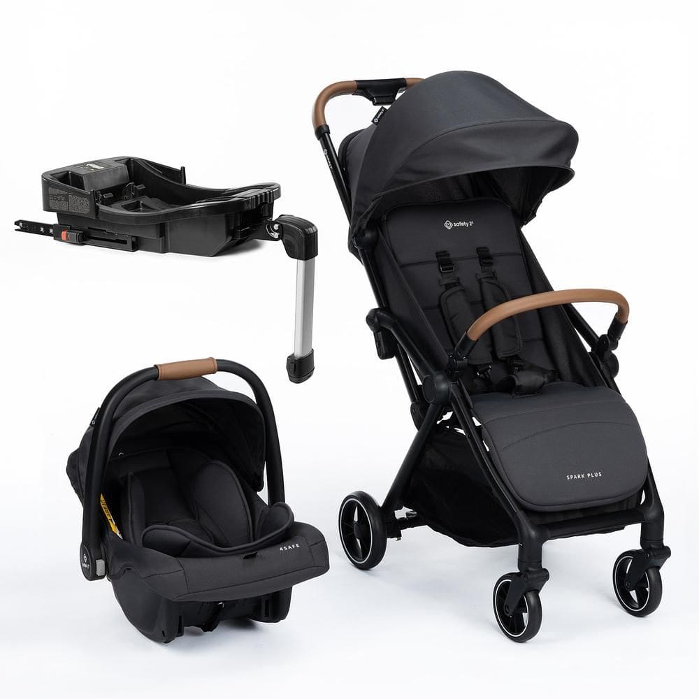 Carrinho de Bebê Safety 1ST Com Trio Spark Plus Isofix Grey