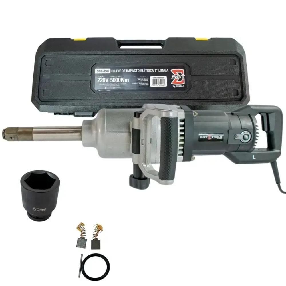 Chave de Impacto 1POL Longa 5000NM 220V SGT-4502 SIGMA