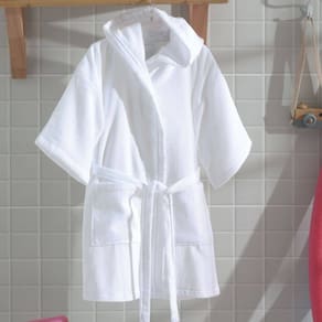 Roupão Velour Infantil Liso com Bolso e Capuz Tamanho: GG - Dohler