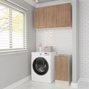 Lavanderia Modulada 2 Peças sem Tampo com Rodapé Ipanema Cabecasa Madeiramadeira Acácia