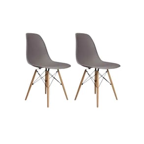 Conjunto 2 Cadeiras Eames Eiffel Dkr Movescan Cinza