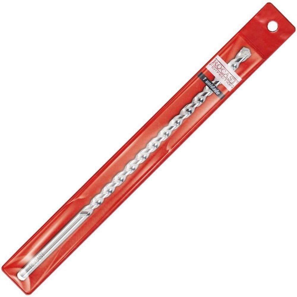 Broca Longa Com Pastilha De Metal Duro Vídia - 5,0 Mm X 150 Mm - Din 8039 - 16,0028 - Rocast