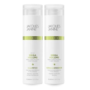 Kit Mega Volume Shampoo + Condicionador 240ml Jacques Janine