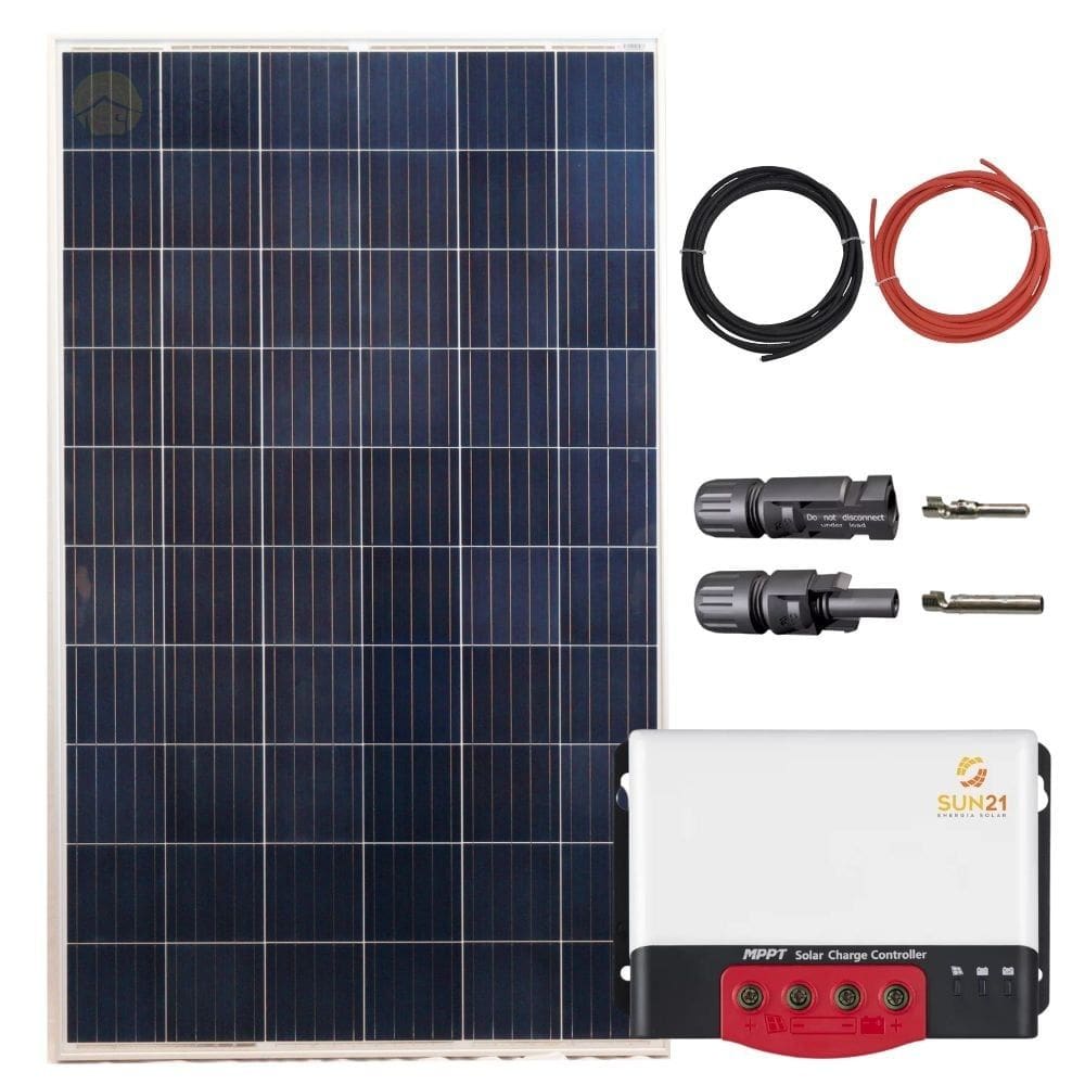 Kit Painel Solar 280w Controlador MPPT 40A Sun 21 Completo