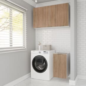 Lavanderia Modulada 2 Peças sem Tampo sem Rodapé Ipanema Cabecasa Madeiramadeira Acácia