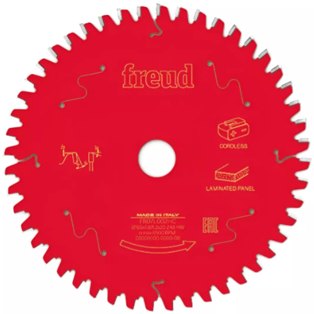 Disco De Serra Circular 165mm Para Mdf/mdp FREUD FR07L002HC