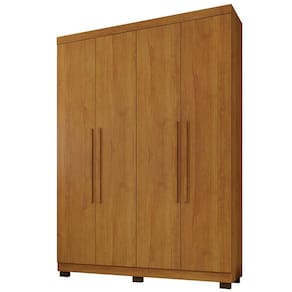 Guarda Roupa Solteiro 4 Portas 3 Gavetas New Master Benetil Móveis Cinamomo
