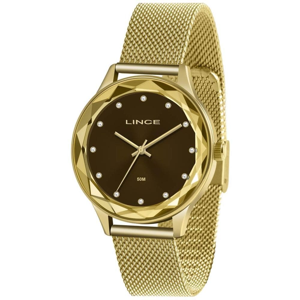 Relógio Lince Feminino Ref: Lrg4707L N1Kx Casual Dourado