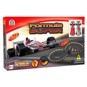 Pista De Carrinhos 2,35m Autorama Formula Super Braskit 580-5
