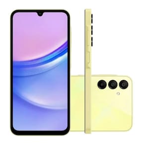 Smartphone Samsung Galaxy A15 Tela 6.5 Camera Tripla Traseira 8GB RAM 256GB Verde Claro