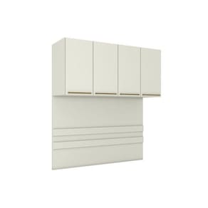 Modulado de Quarto Armário Ponte Aéreo Casal MC11 Seletto c/ 4 Portas Areia - Henn