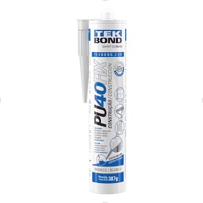 Adesivo Selante Multiuso PU40 FIX Branco Cartucho 387g Tekbond