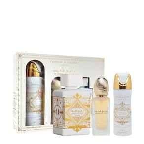 Kit Lataffa Perf Bade E Al Oud Honor E Glory - EdP 100ml + Hair Mist 50ml + Perfume Spray 200ml