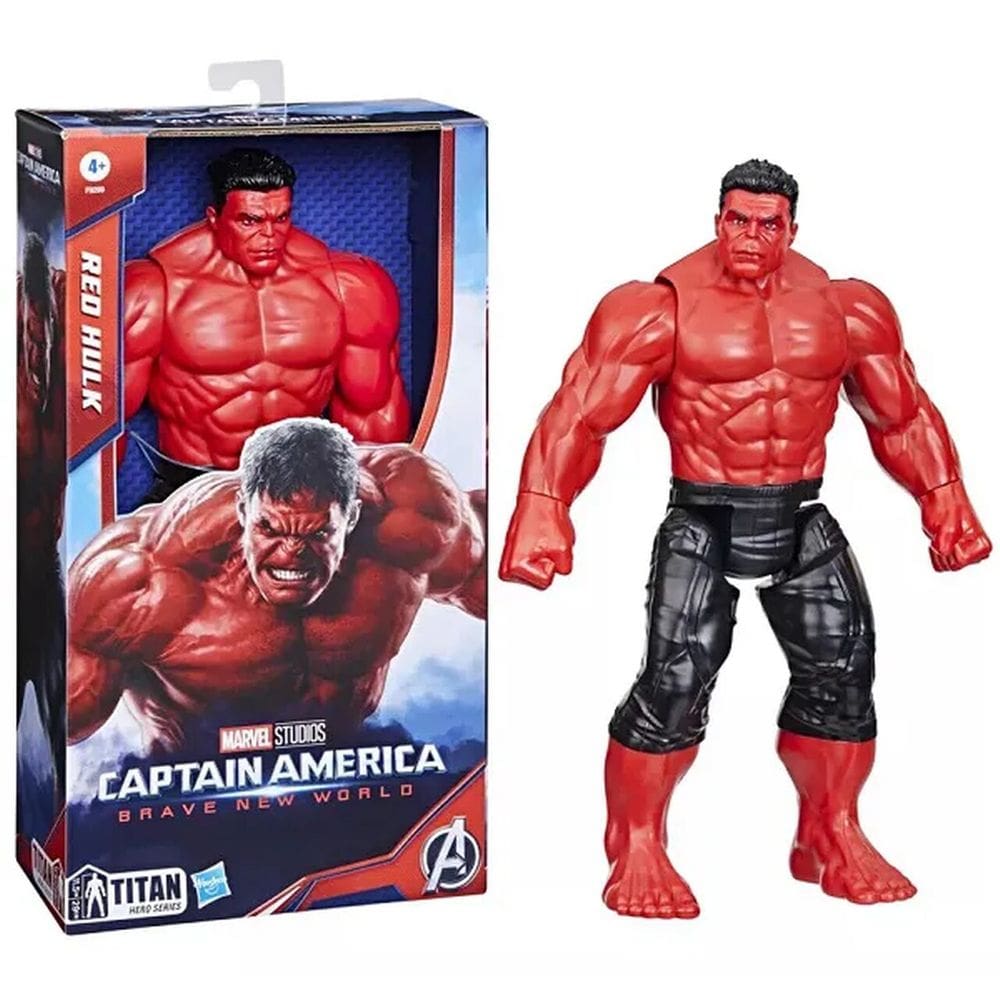 Boneco Marvel Vingadores Hulk Vermelho Titan Hero - Hasbro F9299