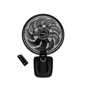 Ventilador de Parede com Controle Mallory 40Cm Smart Control Preto 127V