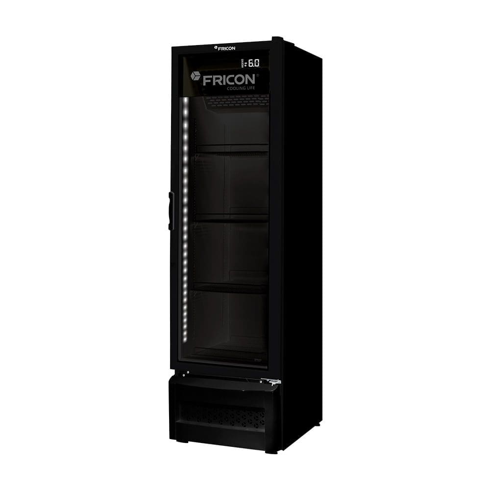 Cervejeira Porta de Vidro 284 Litros Fricon VCFC284-1V065 Total Black 127V